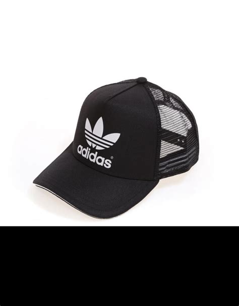 gorra adidas originals trucker toda negra